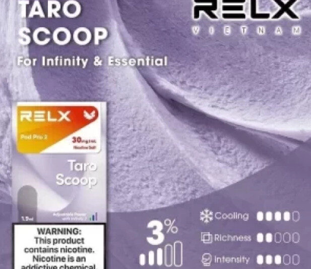 RELX電子煙彈│悅刻電子菸彈香芋冰淇淋Relx煙彈糖果六代Relx infinity