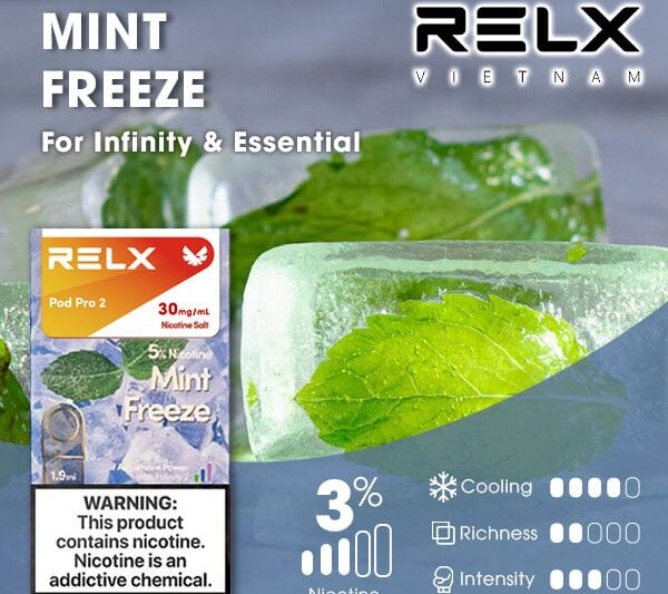 RELX電子煙彈-Relx infinity悅刻電子煙冰爽薄荷口味