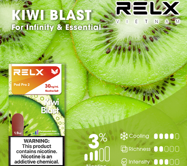 RELX電子煙彈│悅刻煙彈糖果六代Relx infinity -奇異果口味